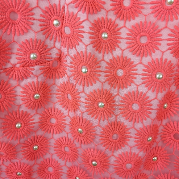 Lilly Pulitzer Pinwheel Pearl Shift Mini Dress in Fiesta Pink Size 0 - Picture 5 of 14